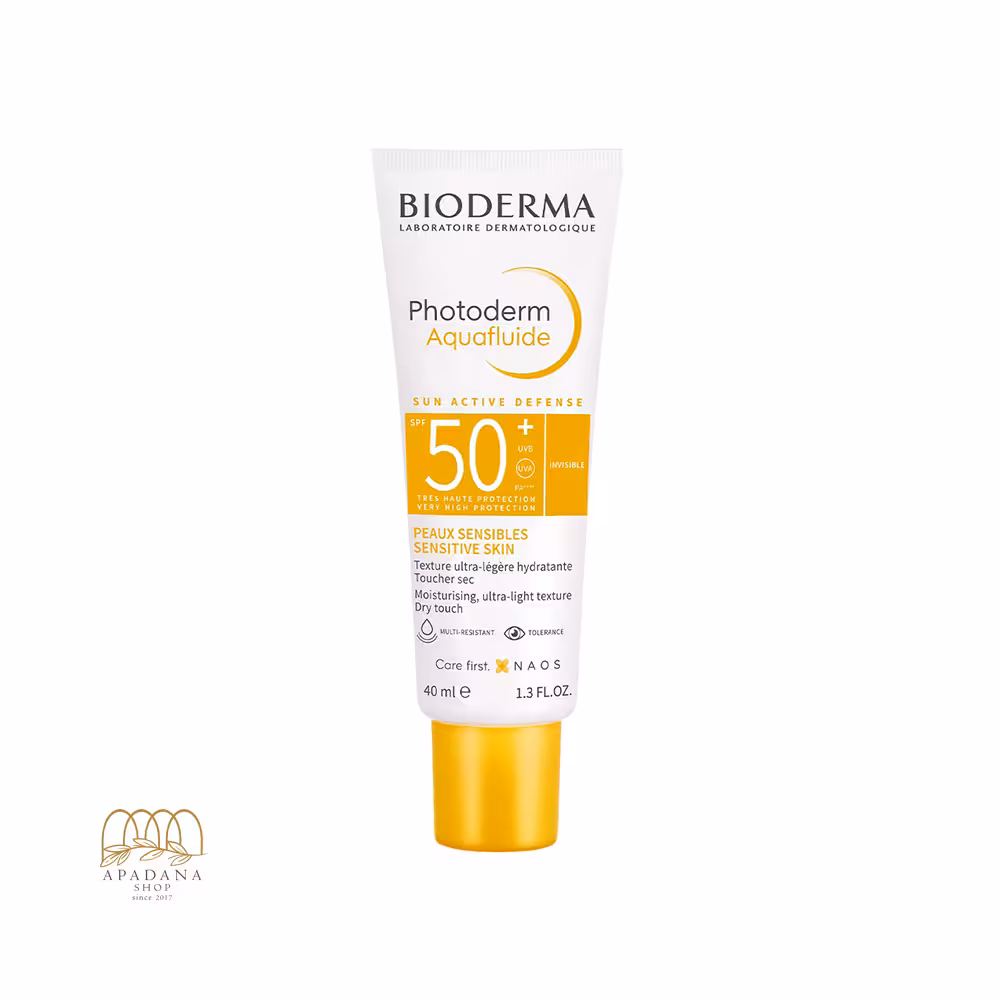 آکوا فلویید ضد آفتاب بایودرما مدل Photoderm Aquafluide SPF 50 حجم 40 میل