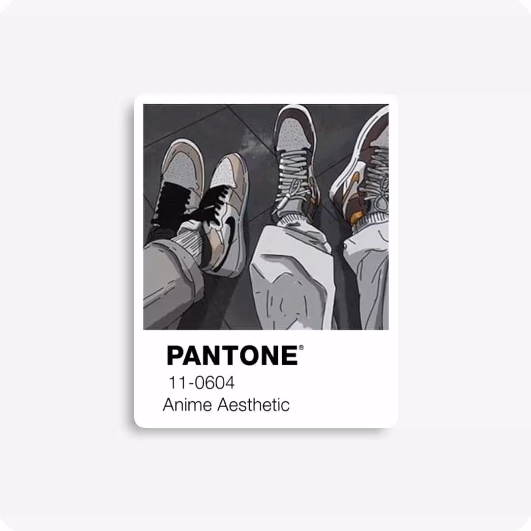 استیکر انیمه پنتون آستتیک کد 050