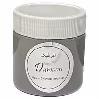 رنگ اکریلیک  طوسی دامون کد D305 حجم 300 میلی لیتر