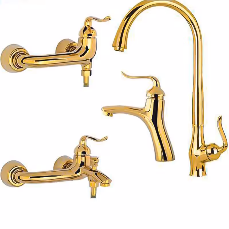 شیرآلات مدل آرچر طلایی