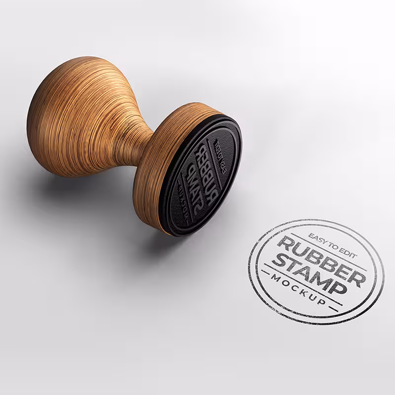 دانلود موکاپ مهر استامپ