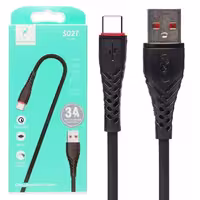 کابل تایپ سی فست شارژ Sky Dolphin S02T 3A 1m