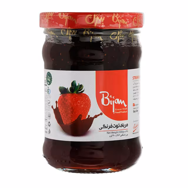 مربا توت فرنگی بیژن 290 گرمی