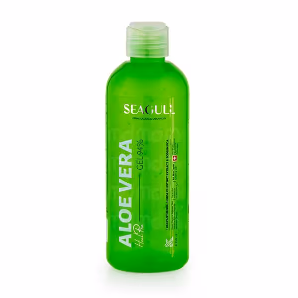 ژل آلوئه ورا 94% سی گل مرطوب کننده و مناسب انواع پوست 250 میلی لیتر | Seagull Aloe Vera gel 250 ml