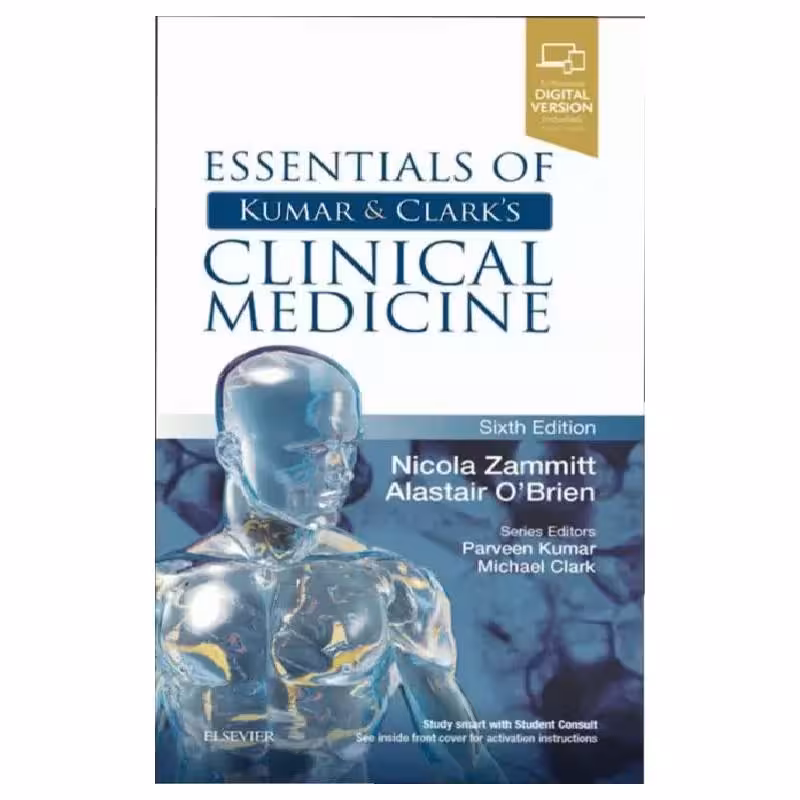 کتاب زبان اصلی پزشکی بالینی کومار و کلارک | Essentials of Kumar and Clarks Clinical Medicine