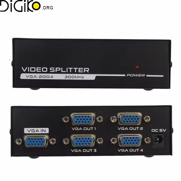 اسپلیتر 1 به 4 VGA با فرکانس 200 هرتز