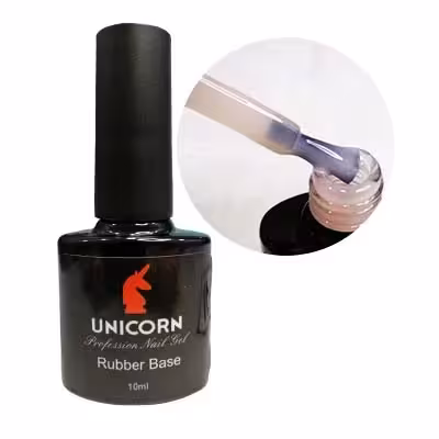 رابر بیس ناخن یونیکورن UNICORN کد 02