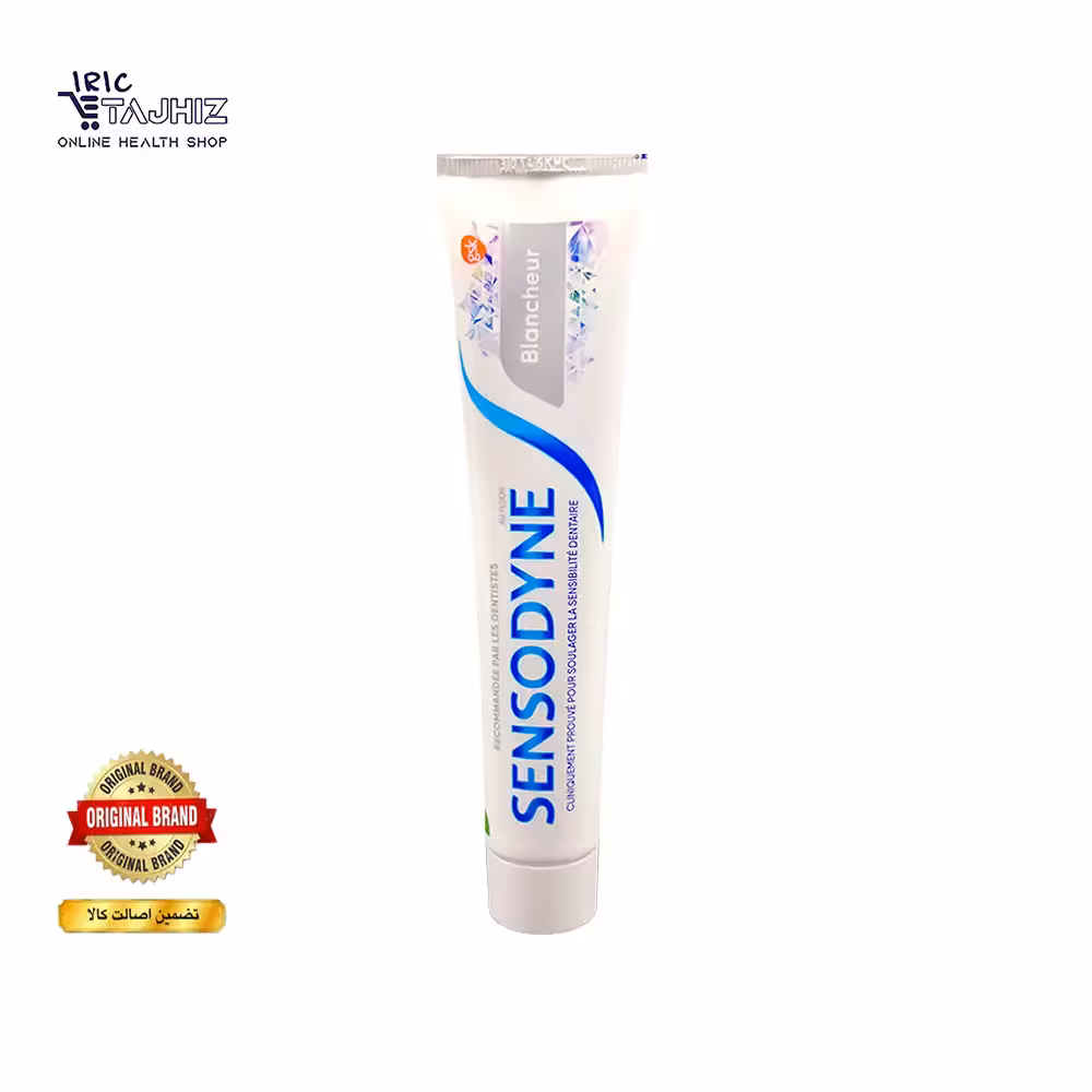 خمیر دندان سفید کننده سنسوداین اصل مدل بلانچر Blancheur حجم 75 میل