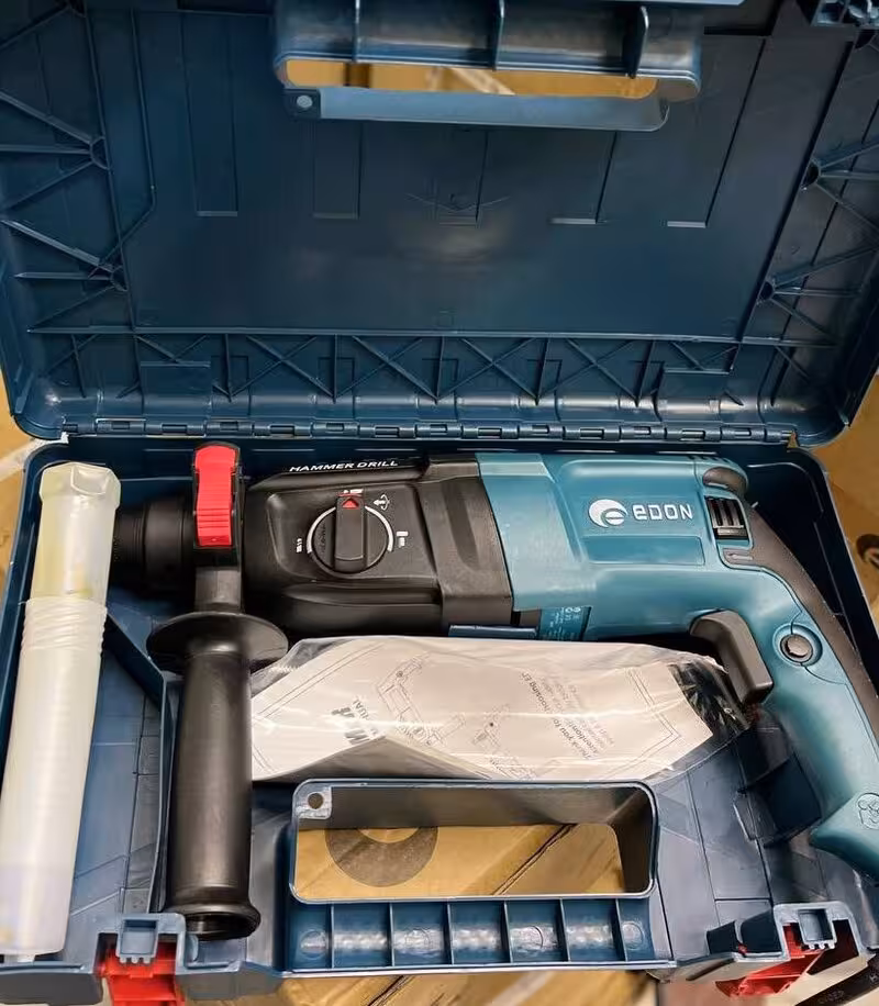 دریل بتن کن چکش تخریب 3 کیلویی 3 کاره ادون edon مدل آبی H26