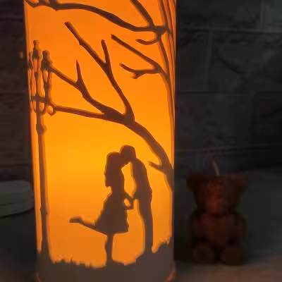 چراغ خواب دکوراتیو طرح عشق