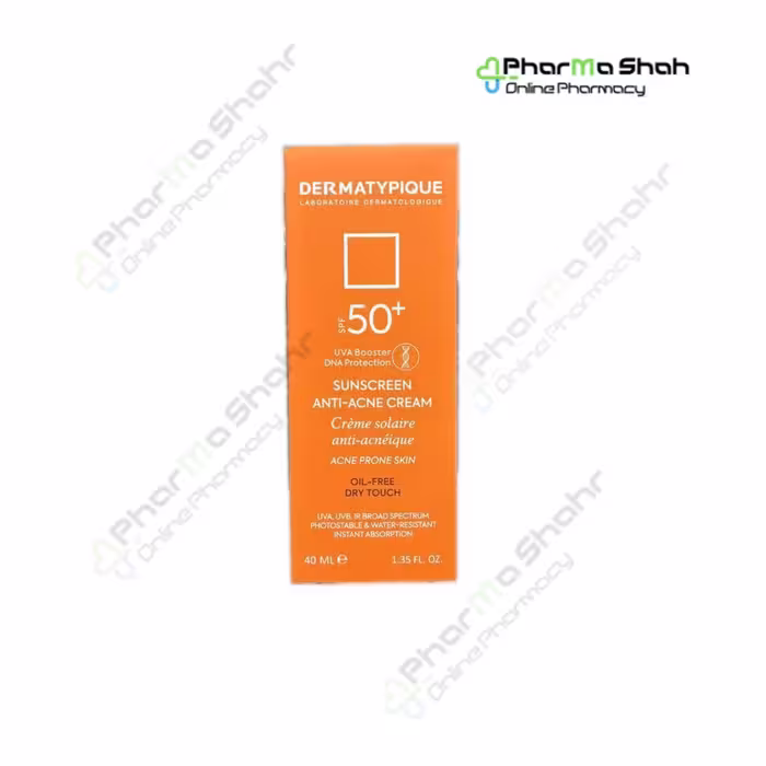 ضد آفتاب پوست چرب و مستعد آکنه درماتیپیک SPF50، کنترل کننده چربی