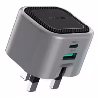 شارژر دیواری - 18 ماه گارانتی fast charging - Green Lion Premium GaN 35W (UK Plug)