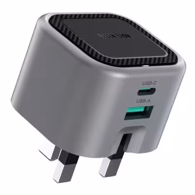 شارژر دیواری - 18 ماه گارانتی fast charging - Green Lion Premium GaN 35W (UK Plug)