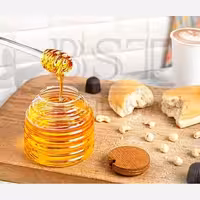 عسل خوری شیشه ای کندور | amazonchi