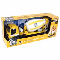 ماشین اسباب بازی میکسر فلزی زرد رنگ Tomy کد 43056 مقیاس 1/16
