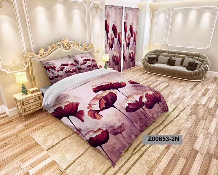 لحاف روتختی تنسل سه بعدی (3D) کالای خواب متین کد 653