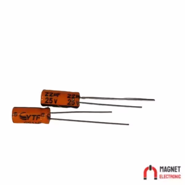 22UF 25V خازن الکترولیت