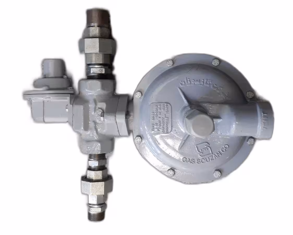 رگلاتور 1/4*60 گازسوزان به همراه اتصالات