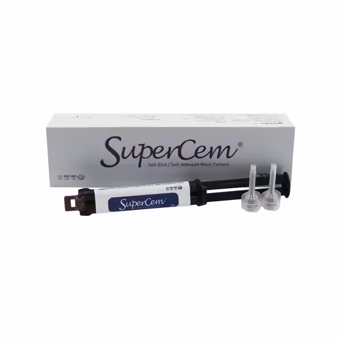 سمان دندانپزشکی، رزینی، دوال کیور (Dual Cure)، برند SuperCem، تولید DentKist