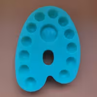 پالت رنگ مدل تخم مرغی