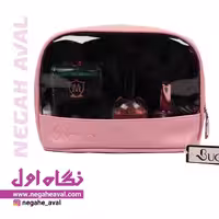 کیف آرایشی 9020 بونو رنگ صورتی