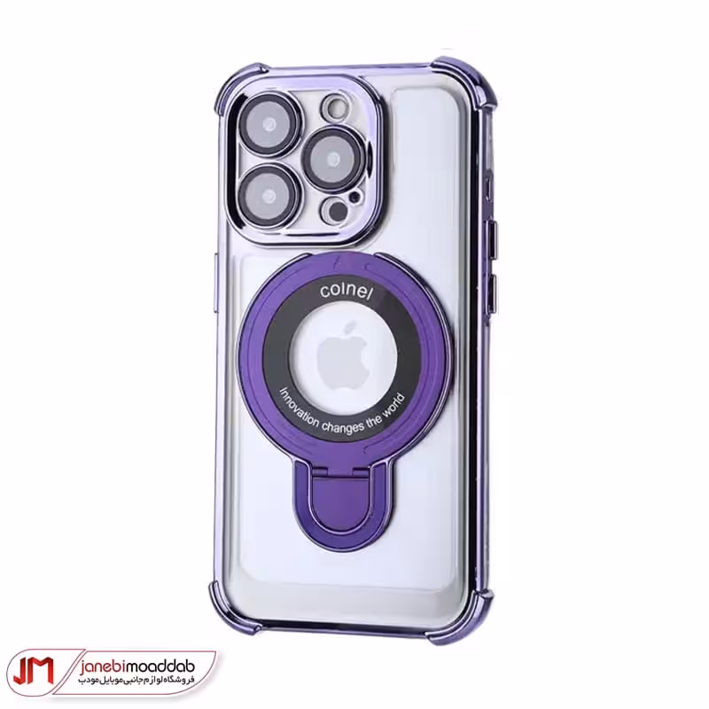 قاب ژله ای استند دار گوشی آِیفون 13 پرومکس (مگ سیف)