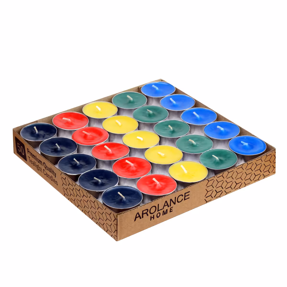 شمع وارمر 100تایی رنگی