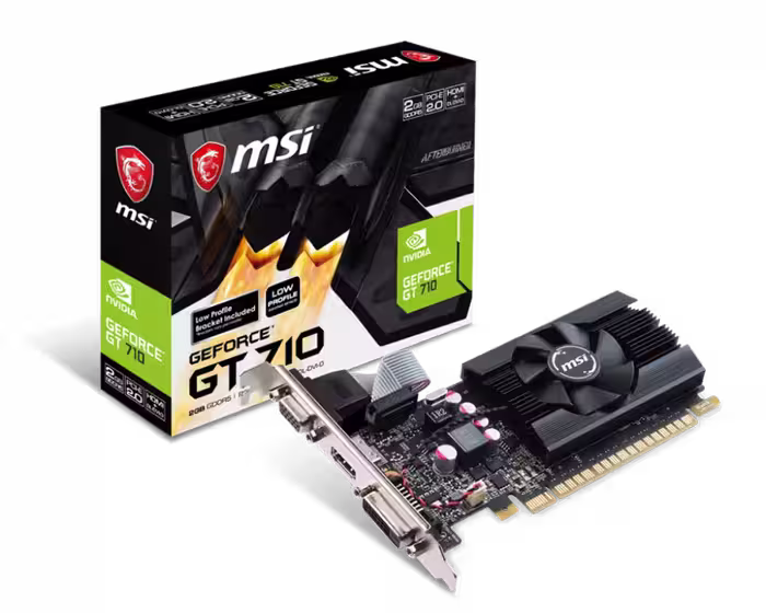 کارت گرافیک ام اس آی مدل GT 710 2GD5 LP