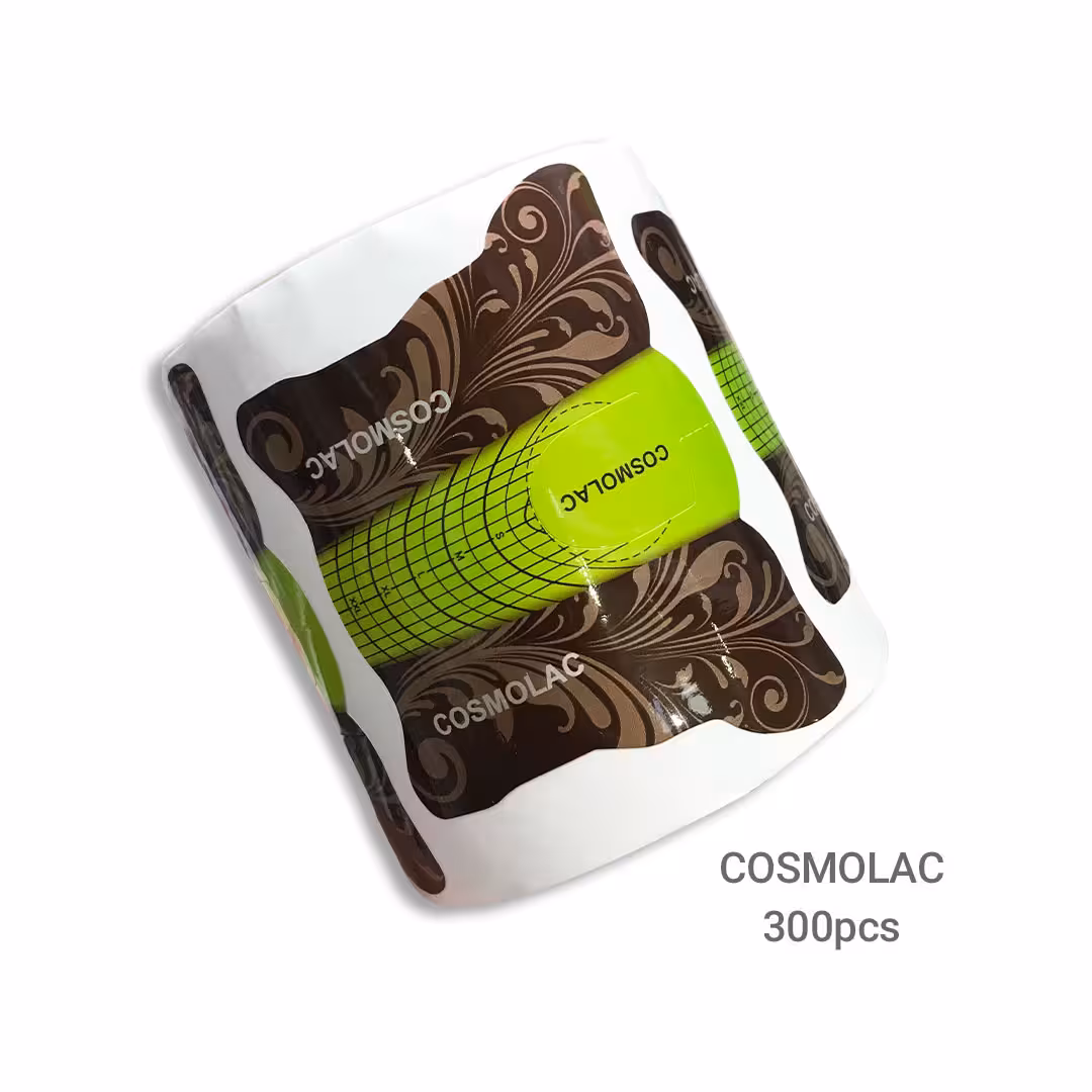 فرمر کاشت ناخن COSMOLAC کاغذی 300 عددی پروانه ای