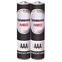 باتری نیم قلمی پاناسونیک 2 عددی-مشکی