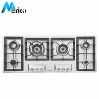 گاز رومیزی استیل البرز کد S6121 شش شعله استیل