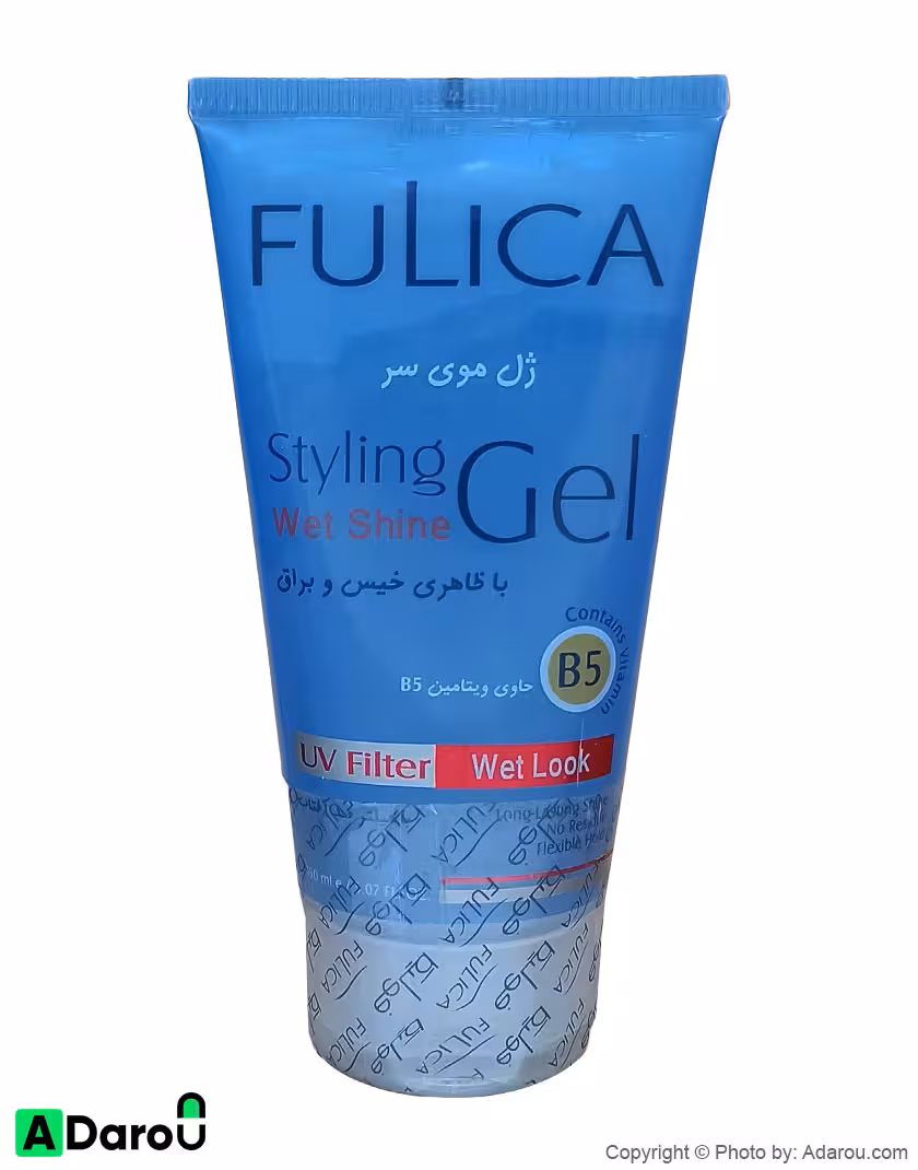 ژل مو با ظاهر خیس و براق (آبی) فولیکا 150 میلی‌لیتر Fulica