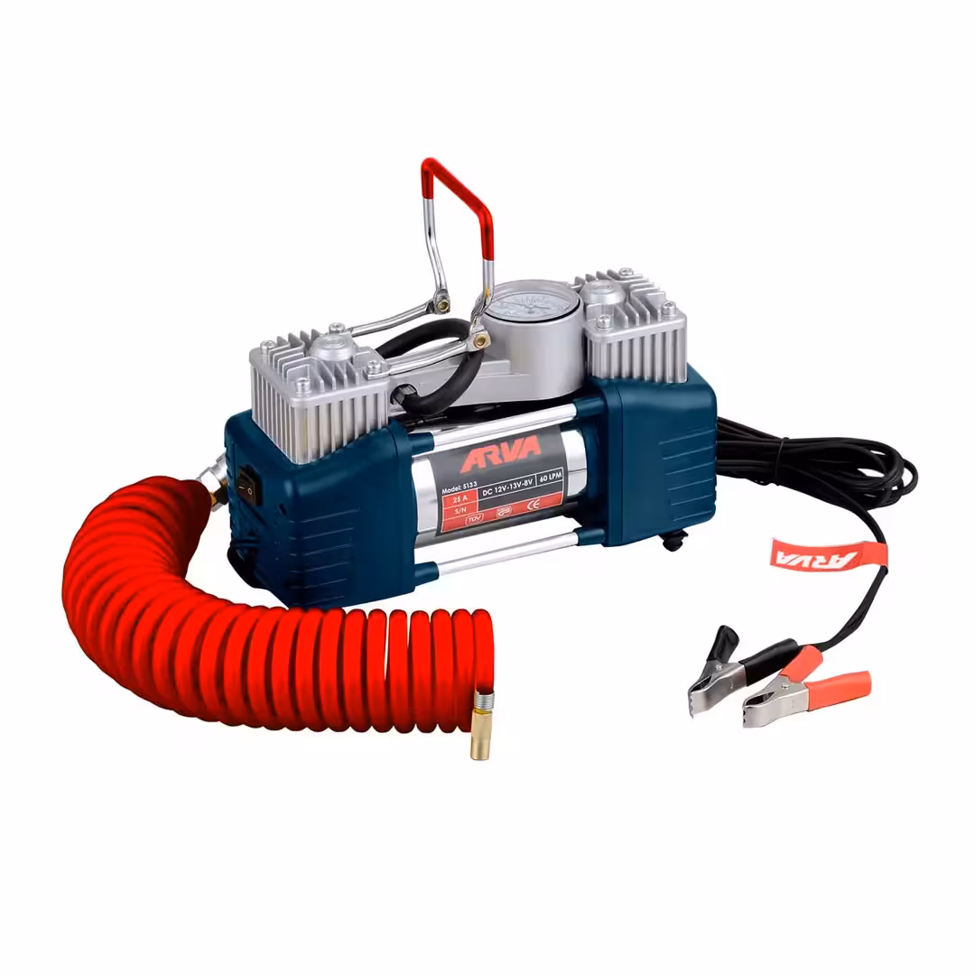 کمپرسور باد فندکی دو سیلندر آروا مدل 5133