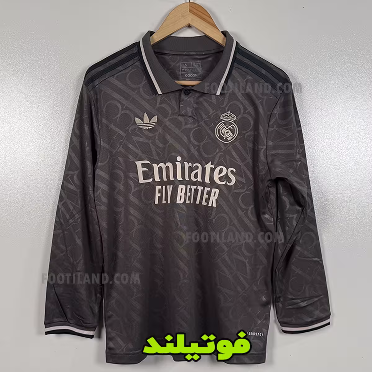 لباس آستین بلند سوم رئال مادرید 2025