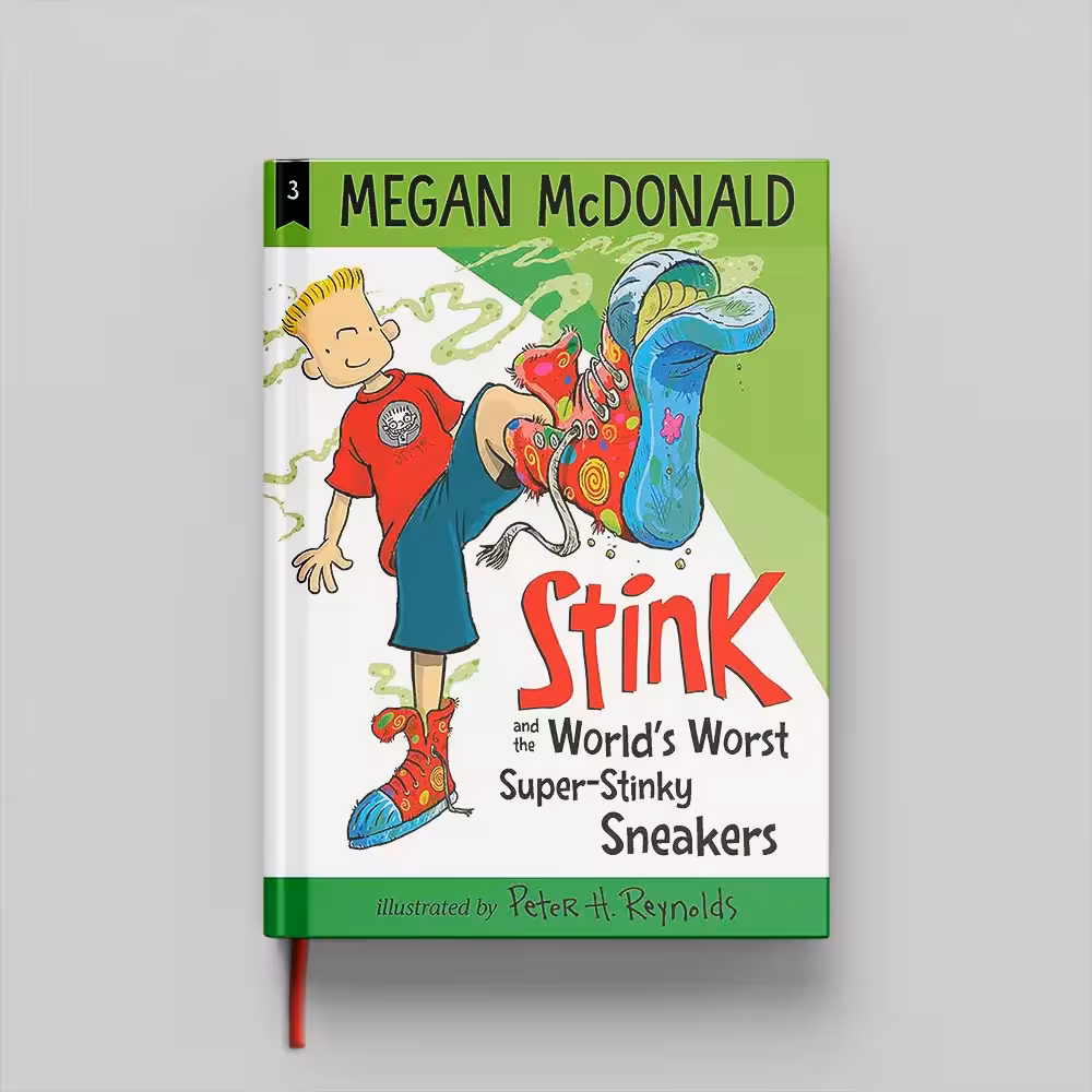 کتاب Stink and the Worlds Worst Super-Stinky Sneakers 3 جلد سخت (HARDCOVER)