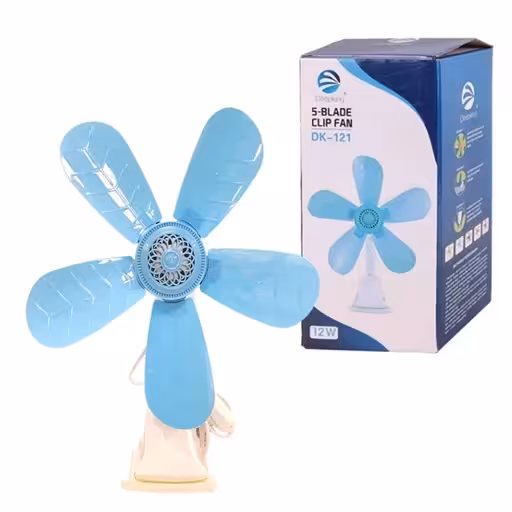 پنکه برقی رومیزی مدل گیره ای پنج پره