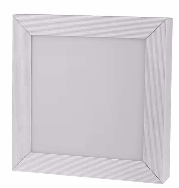 چراغ پنلی SMD روکار 25 وات 20x20 سانتی متری مربعی شاه چراغ مدل صدرا