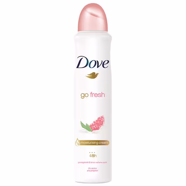 اسپری ضدتعریق زنانه داو go fresh pomegranate & lemon vebra 250ml