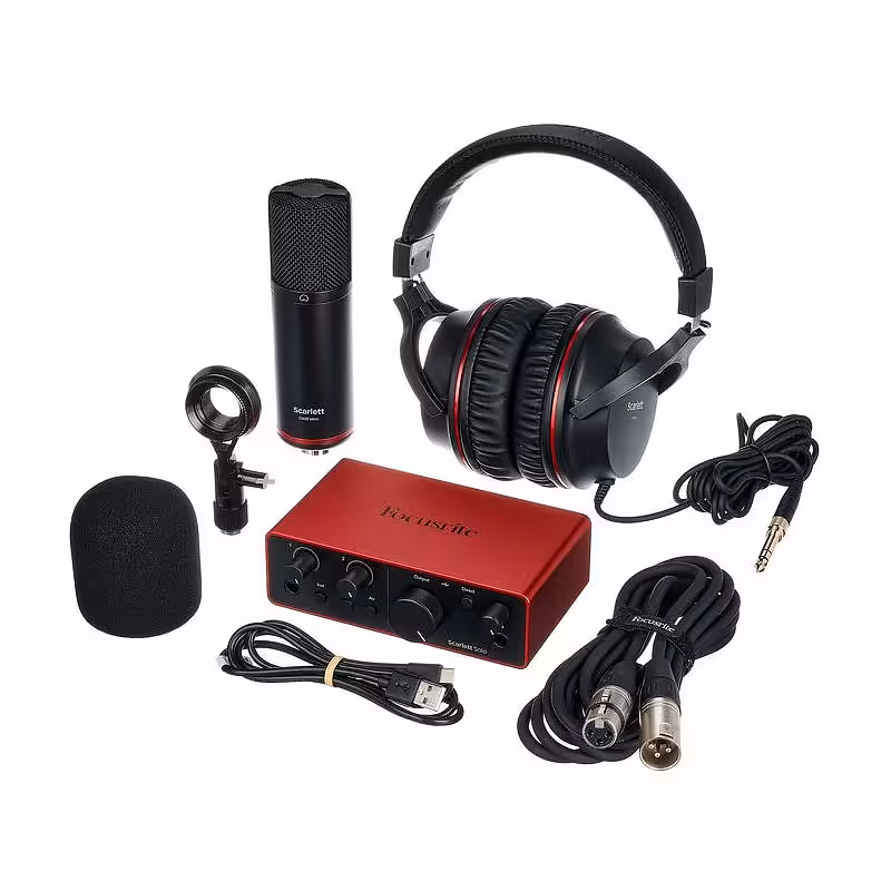 پکیج استودیویی Focusrite scarlett Solo Studio 4th Gen