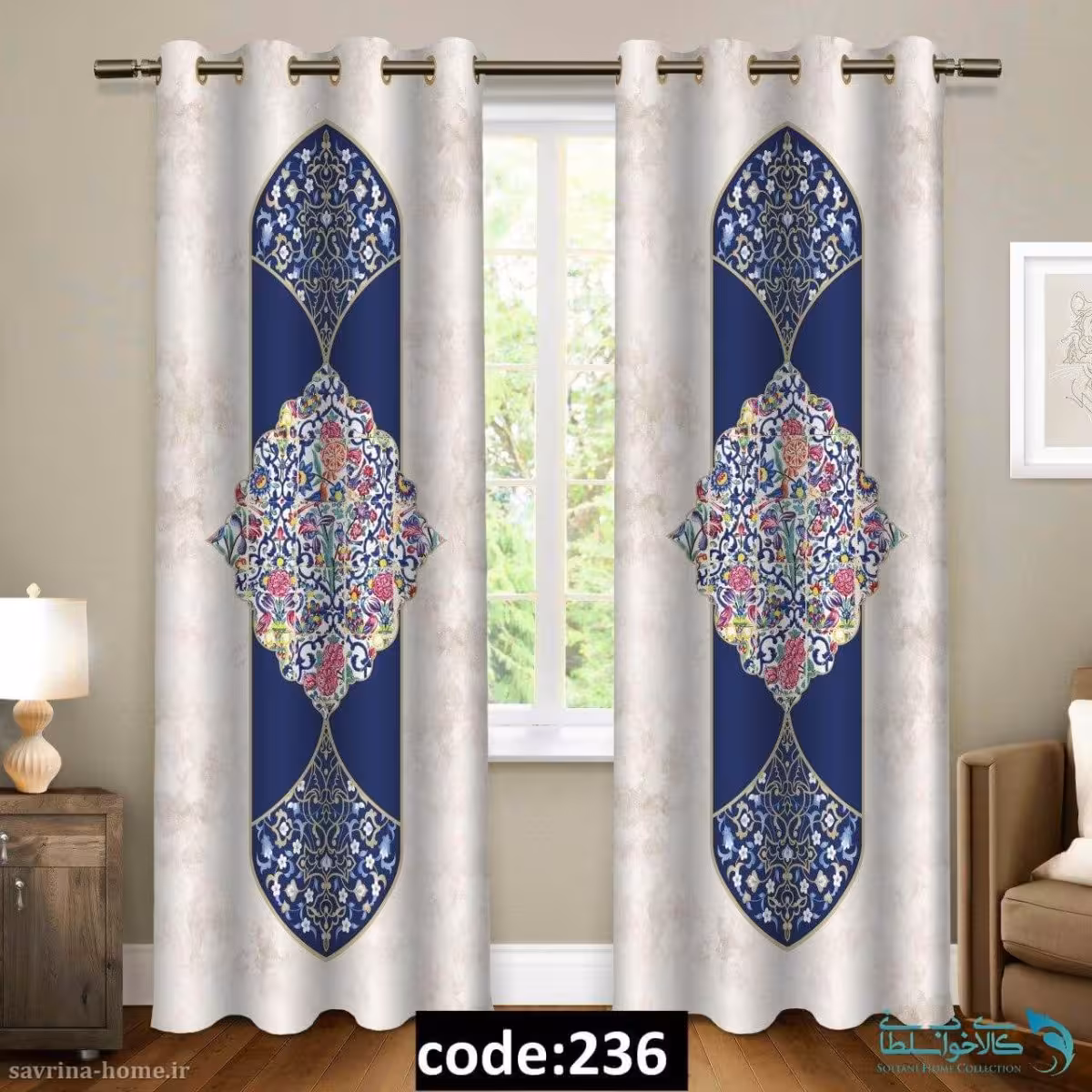 پرده پانچی سری اسلیمی مدل Sh-236