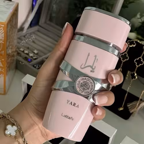 عطر و ادکلن زنانه لطافه یارا صورتی اصل | Lattafa Perfumes Yara در حجم 10 و 100 میل(اورجینال)
