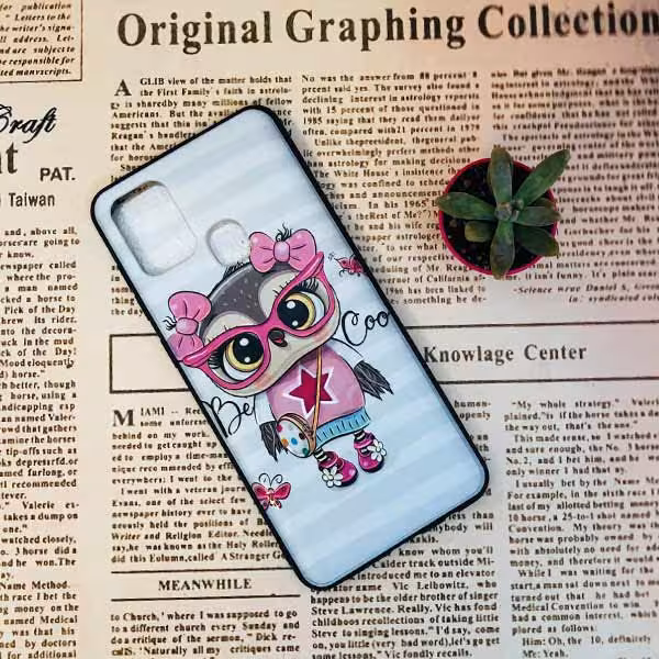 قاب طرحدار جغد سامسونگ مدل A21S