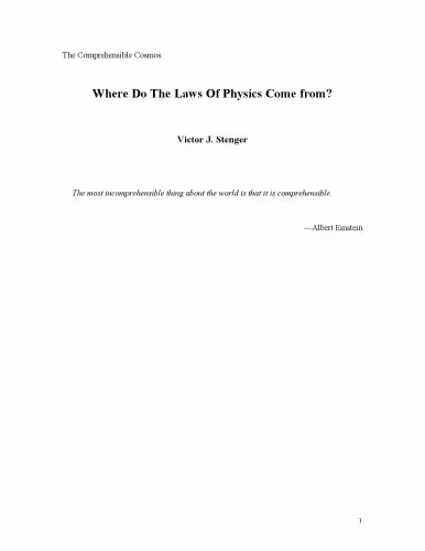 خرید و دانلود نسخه کامل کتاب The Comprehensible Cosmos: Where Do the Laws of Physics Come From?