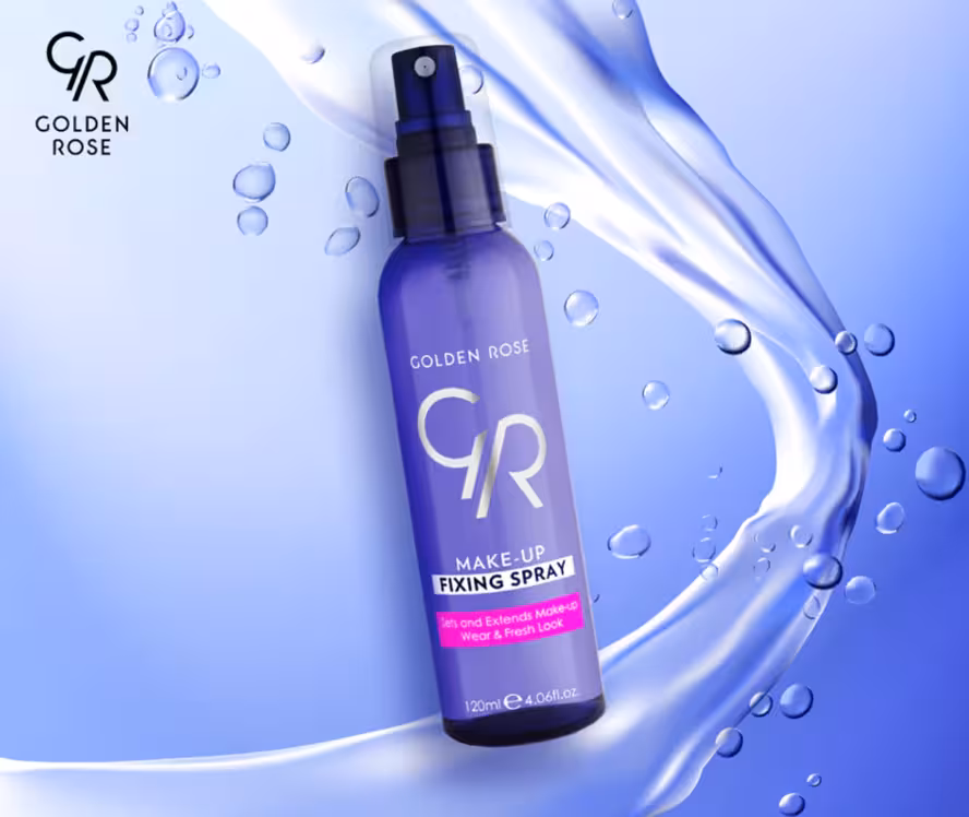 اسپری تثبیت کننده آرایش 120میل گلدن رز