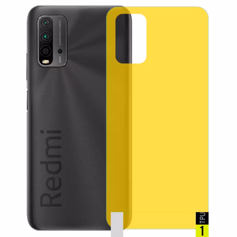 برچسب نانو پشت گوشی Xiaomi Redmi 9T مدل فول کاور شفاف آنتی شوک
