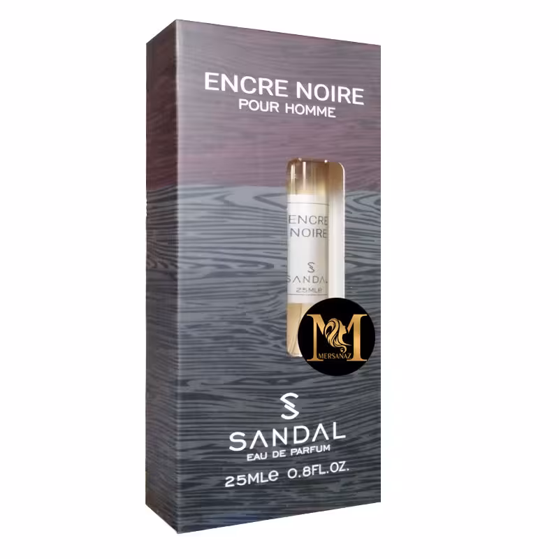 عطر جیبی مردانه صندل مدل لالیك مشكی حجم 25 میلی لیتر