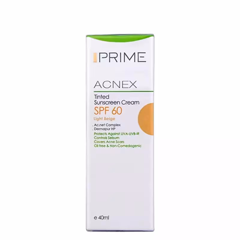 کرم ضد آفتاب بژ روشن SPF60 پریم