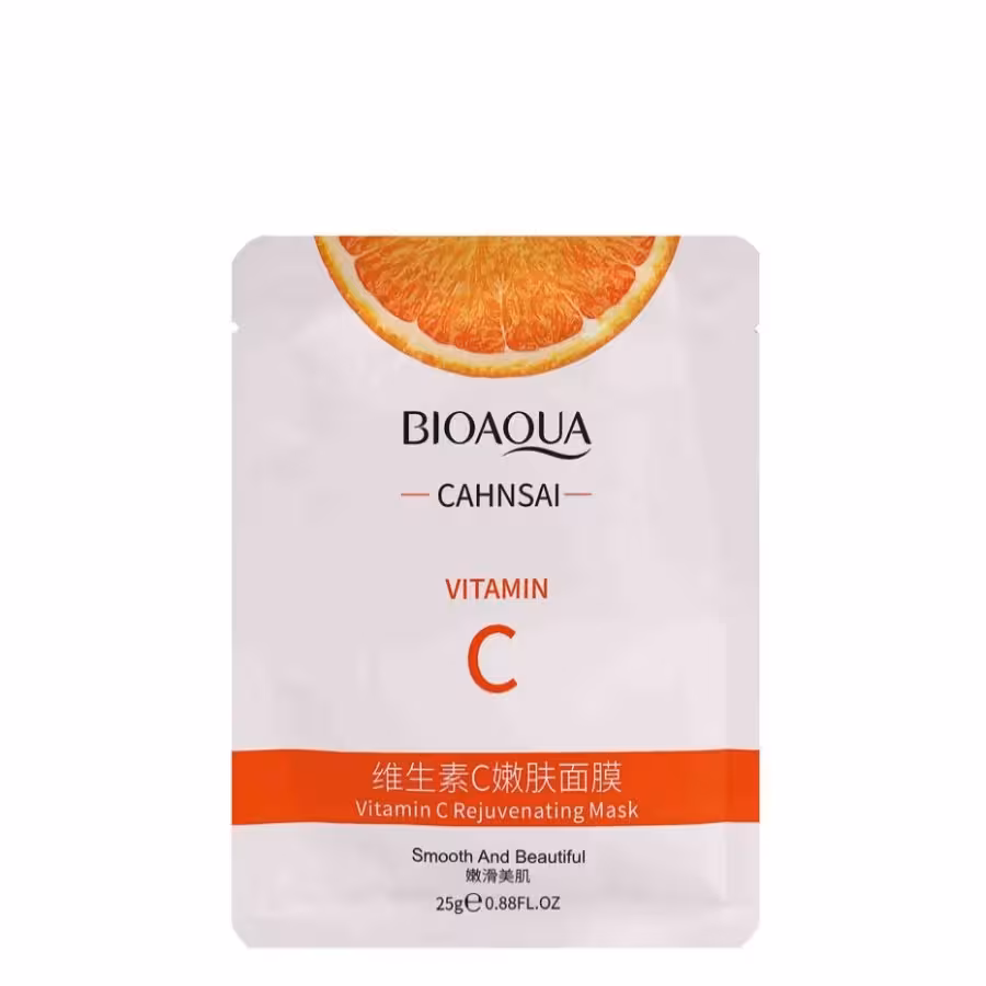 ماسک ورقه ای ویتامین C بیوآکوا BIOAQUA