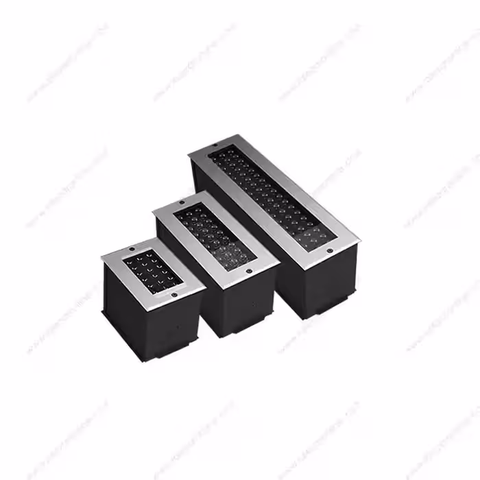 چراغ خطی دفنی 25 وات led گلنور مدل آذرین 2