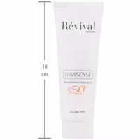 کرم ژل ضدآفتاب SPF50 لومیسنس رویوال روشن کننده انواع پوست50 میل